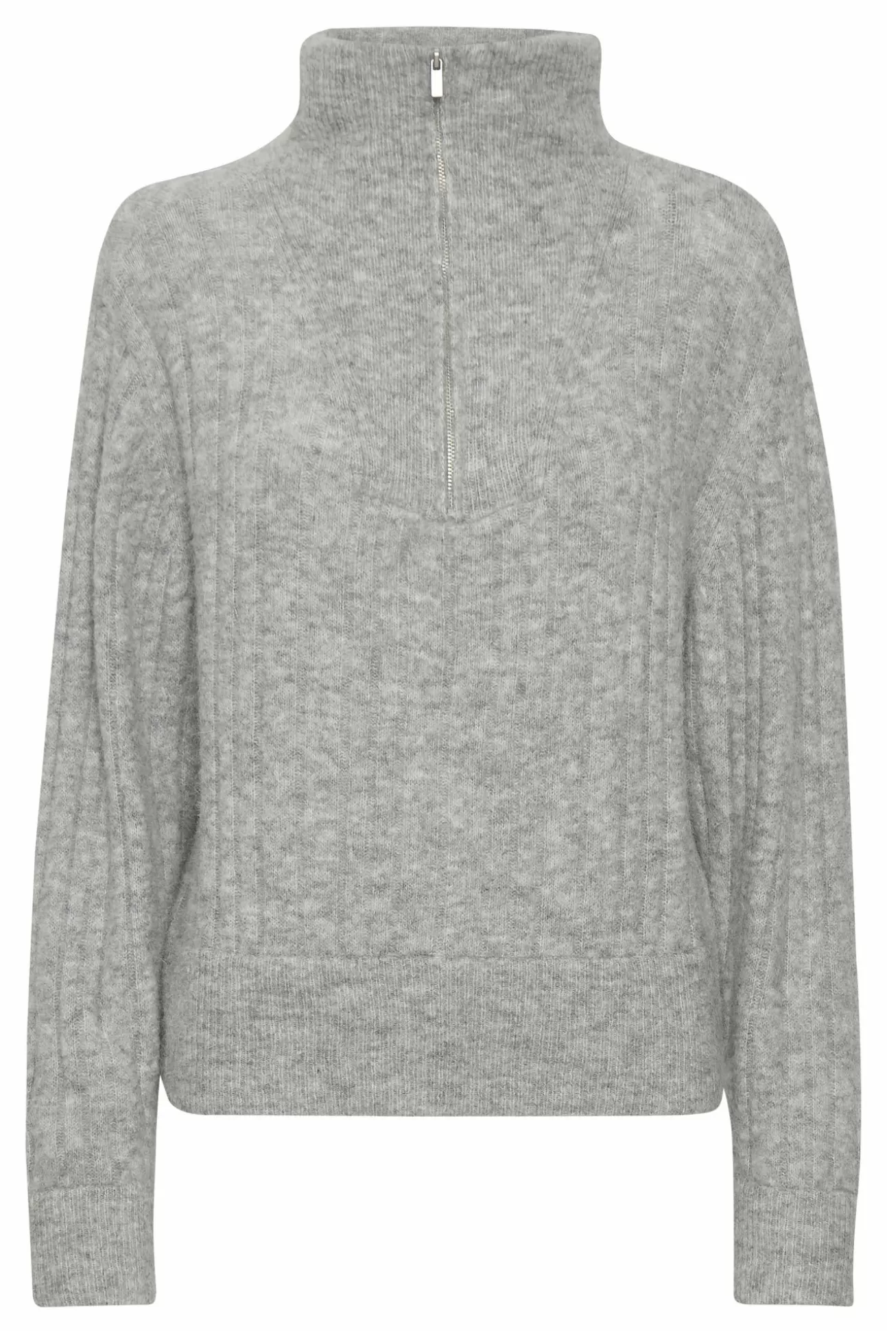 Gestuz Alphagz R Zipper Stickad Pullover^Kvinna Stickat & Cardigans